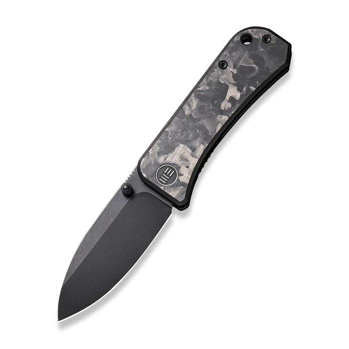 We Knife Banter Linerlock Marble Carbon Fiber Black Stonewash CPM S35VN - Knives.mx