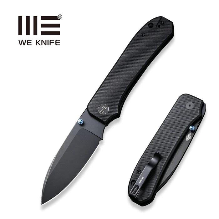 We Knife Big Banter Linerlock Blackout G10 Stonewash CPM 20CV - Knives.mx