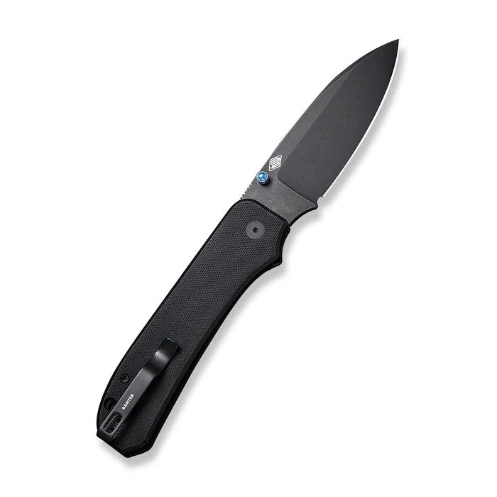 We Knife Big Banter Linerlock Blackout G10 Stonewash CPM 20CV - Knives.mx