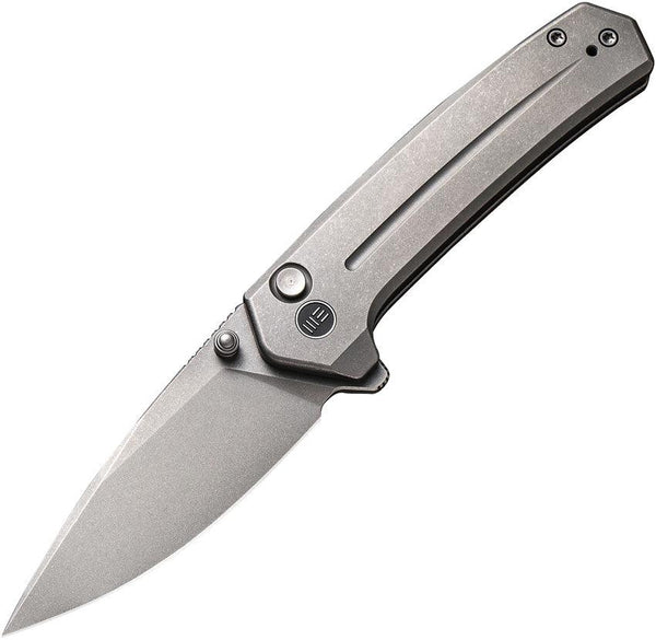 We Knife Culex Button Lock Gray Stonewash Titanium SW CPM-20CV - Knives.mx