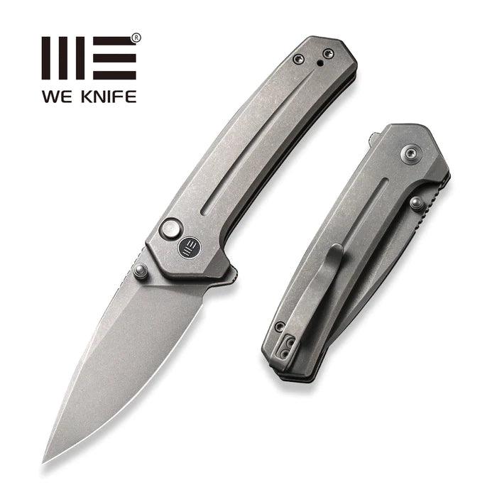 We Knife Culex Button Lock Gray Stonewash Titanium SW CPM-20CV - Knives.mx