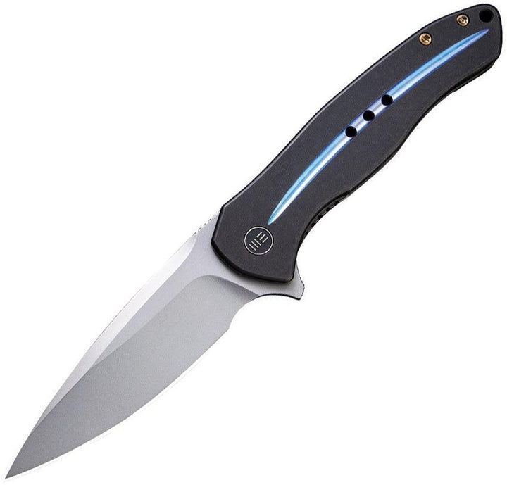 We Knife Kitefin Framelock Black Titanium CPM S35VN - Knives.mx