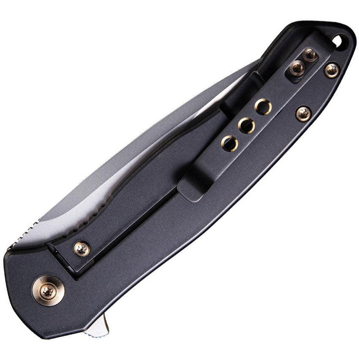 We Knife Kitefin Framelock Black Titanium CPM S35VN - Knives.mx
