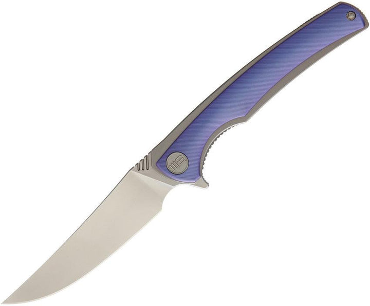 We Knife Model 704 Blue Satin Bohler M390 - Knives.mx