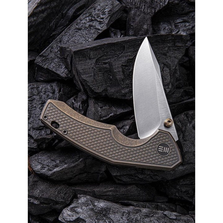 We Knife Roadie Framelock Bronze - Knives.mx