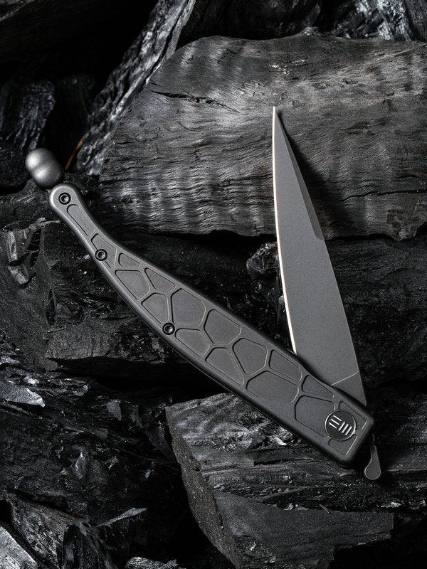 We Knife Roman Framelock Black - Knives.mx