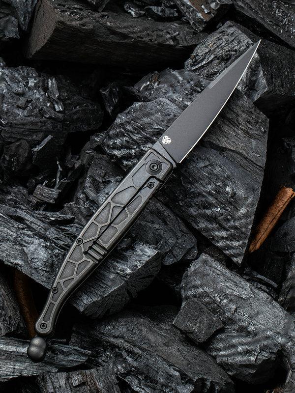 We Knife Roman Framelock Black - Knives.mx