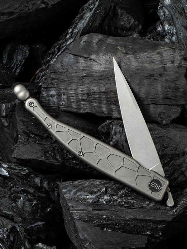 We Knife Roman Framelock Gray - Knives.mx