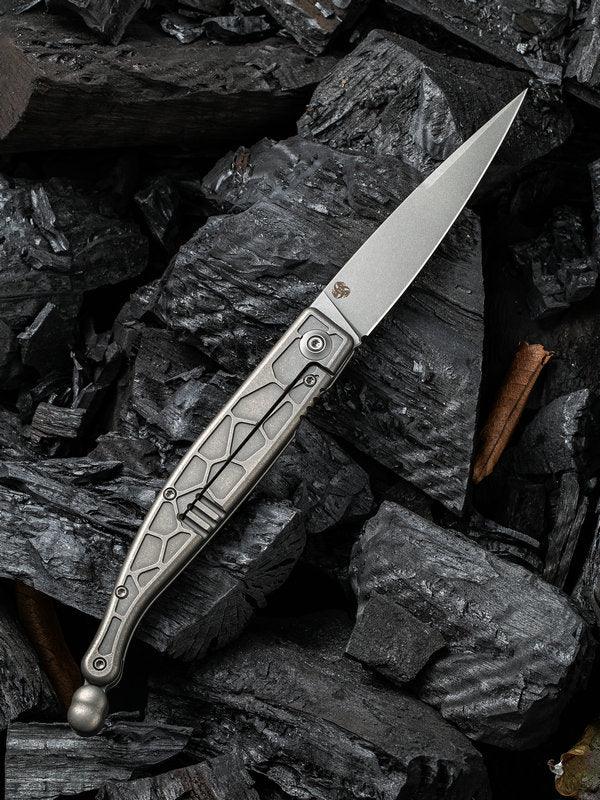 We Knife Roman Framelock Gray - Knives.mx