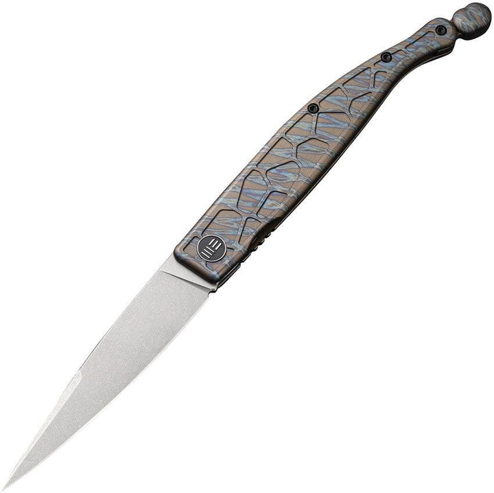 We Knife Roman Framelock Tiger Stripe - Knives.mx