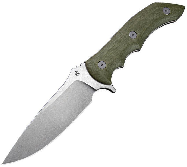 We Knife Stonefish Green G10 Stonewash CPM-20CV - Knives.mx