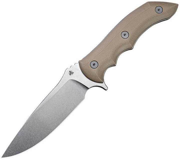 We Knife Stonefish Tan G10 Stonewash CPM-20CV - Knives.mx