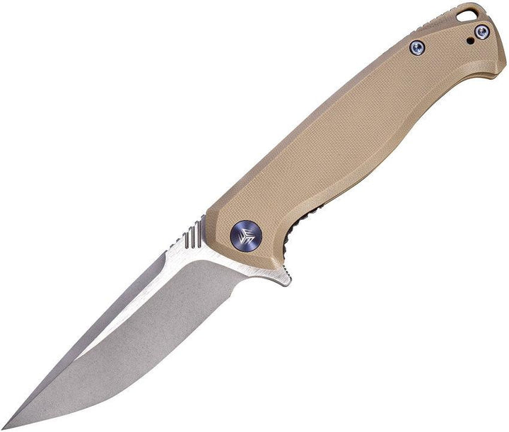 We Knife Streak Linerlock Tan G10 - Knives.mx