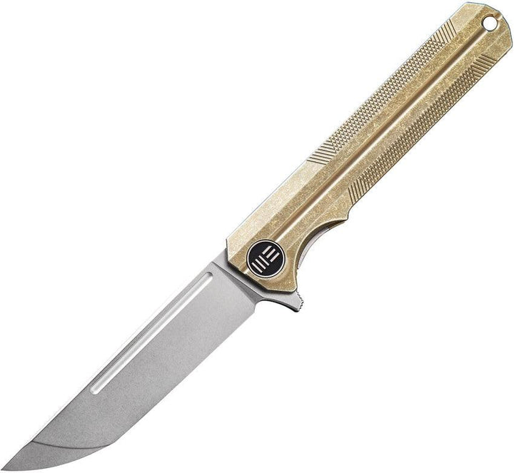 We Knife Syncro Framelock Gold - Knives.mx