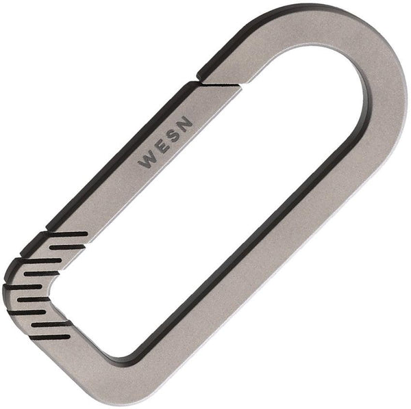 Wesn Goods CB Titanium Carabiner - Knives.mx