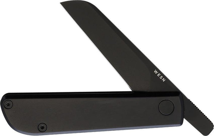 Wesn Goods Samla Folder Blackout Titanium 12C27 Sandvik - Knives.mx