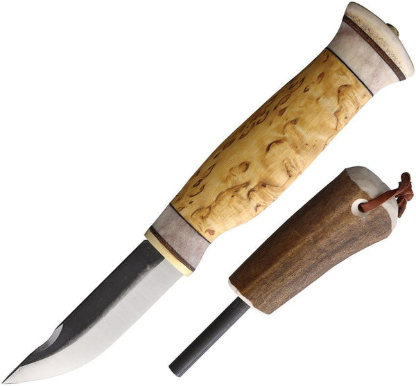 Wood Jewel Fixed Blade Combo Curly - Knives.mx