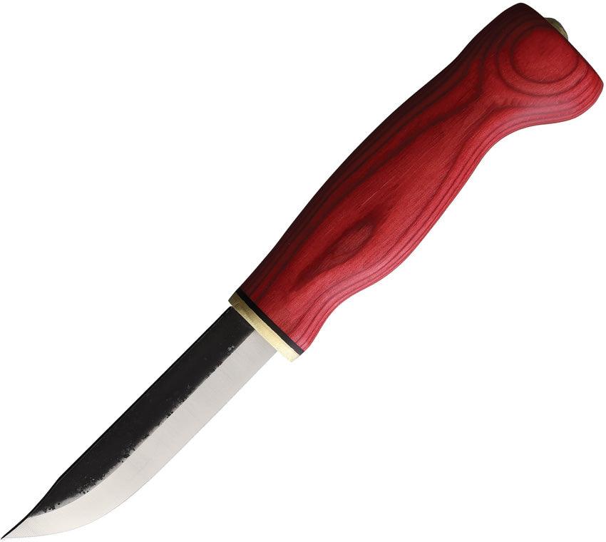 Wood Jewel Fixed Blade Red Plywood - Knives.mx