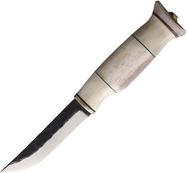 Wood Jewel Fixed Blade Reindeer Horn - Knives.mx