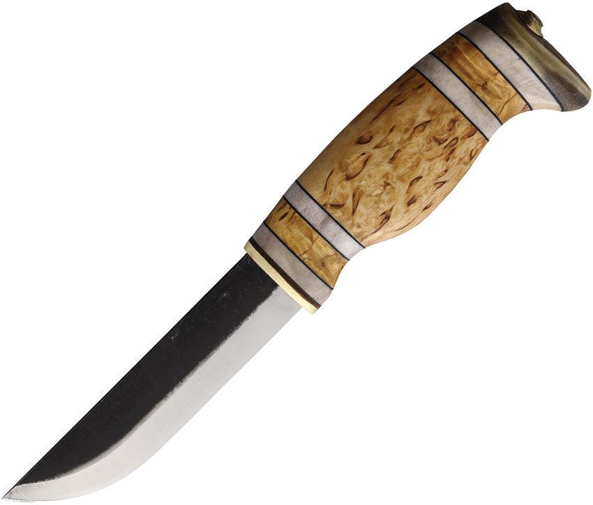 Wood Jewel Fixed Blade Reindeer Horn - Knives.mx
