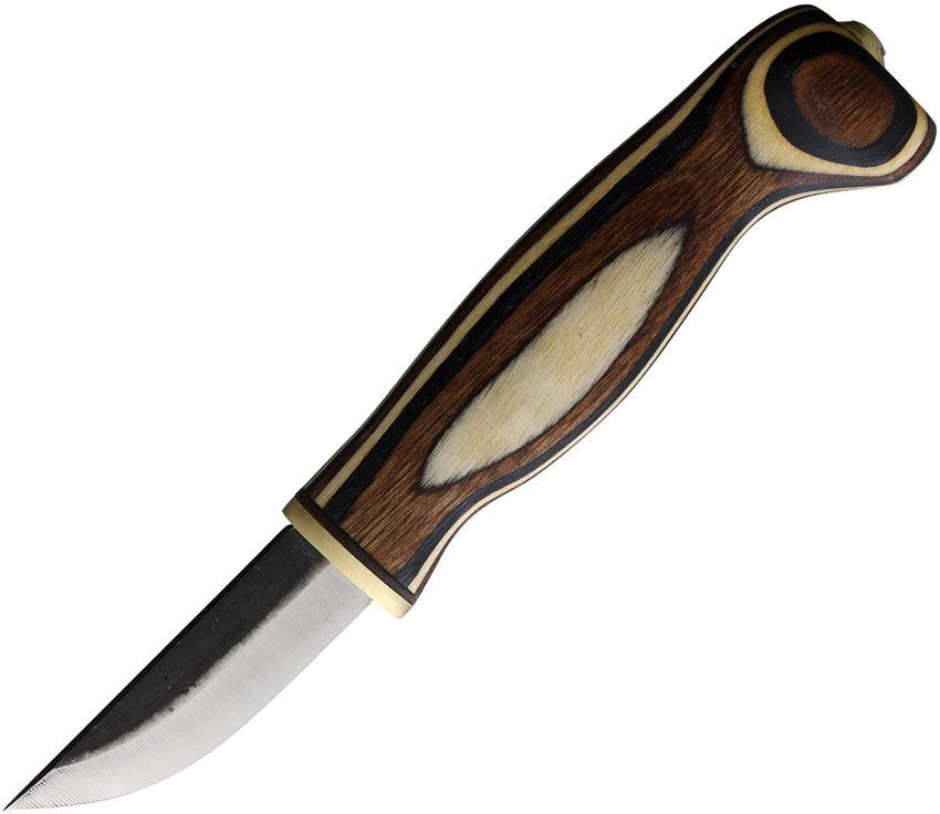 Wood Jewel FIxed Blade Zebra Wood - Knives.mx