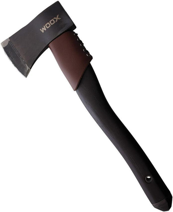 WOOX AX1 Phantom Tomahawk Appalachian Black Hickory Midnight Black Cerakote Tempered Carbon Steel - Knives.mx