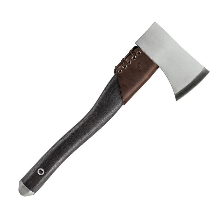 WOOX AX1 Tactical Axe Appalachian Hickory Midnight Grey Cerakote Tempered Carbon Steel - Knives.mx