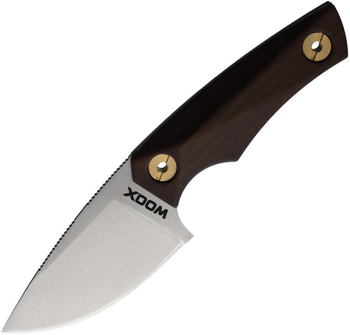 WOOX Bad Boy Fixed Blade Walnut Satin Drop Point D2 - Knives.mx