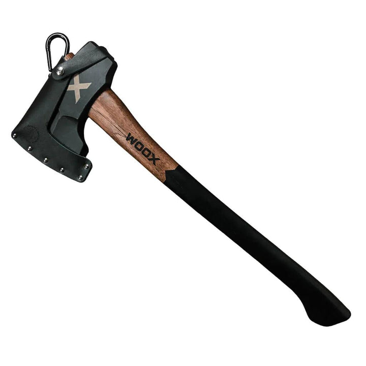 WOOX Forte Heavy Duty Axe 22" Black and Brown American Hickory 1060HC - Knives.mx