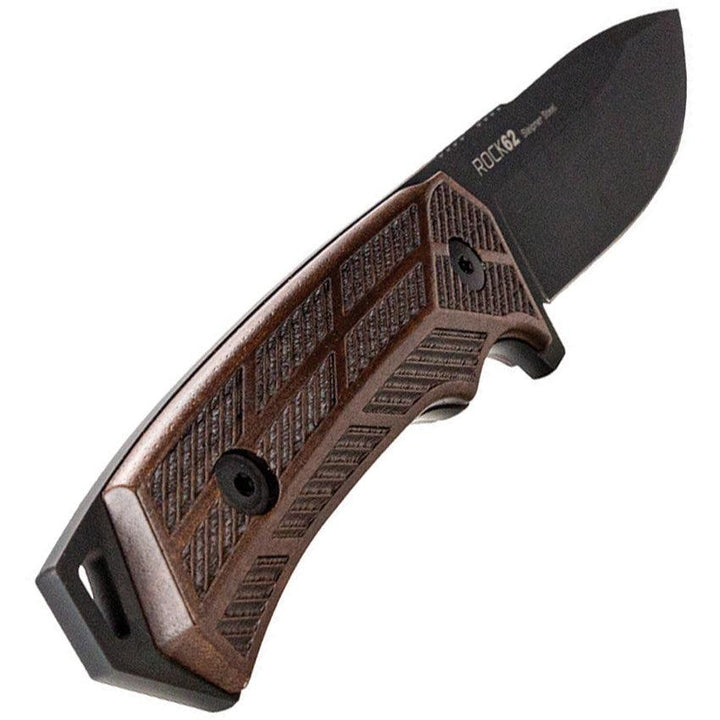 WOOX Rock 62 Fixed Blade Walnut Sleipner tool steel - Knives.mx