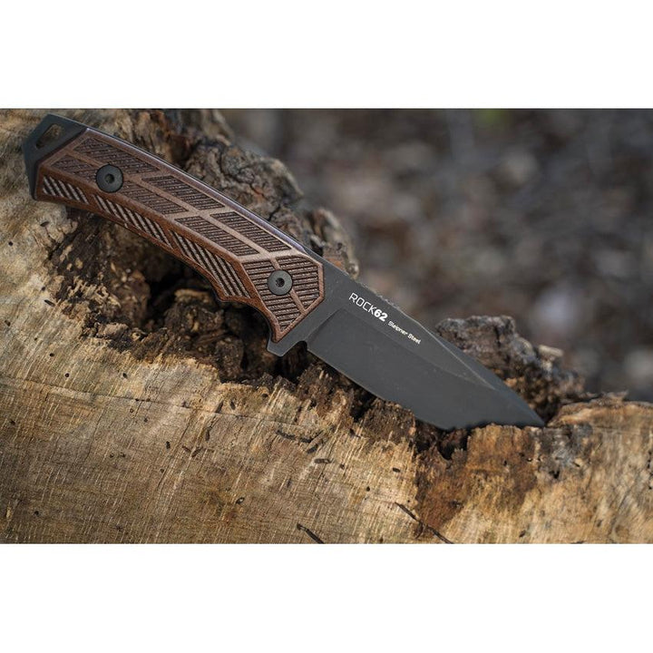 WOOX Rock 62 Fixed Blade Walnut Sleipner tool steel - Knives.mx