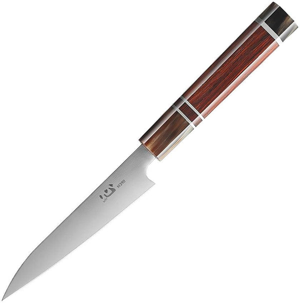 Xin Cutlery Handmade Japanese Style Chef's White Buffalo Horn, Rosewood and Nickel Silver M390 - Knives.mx