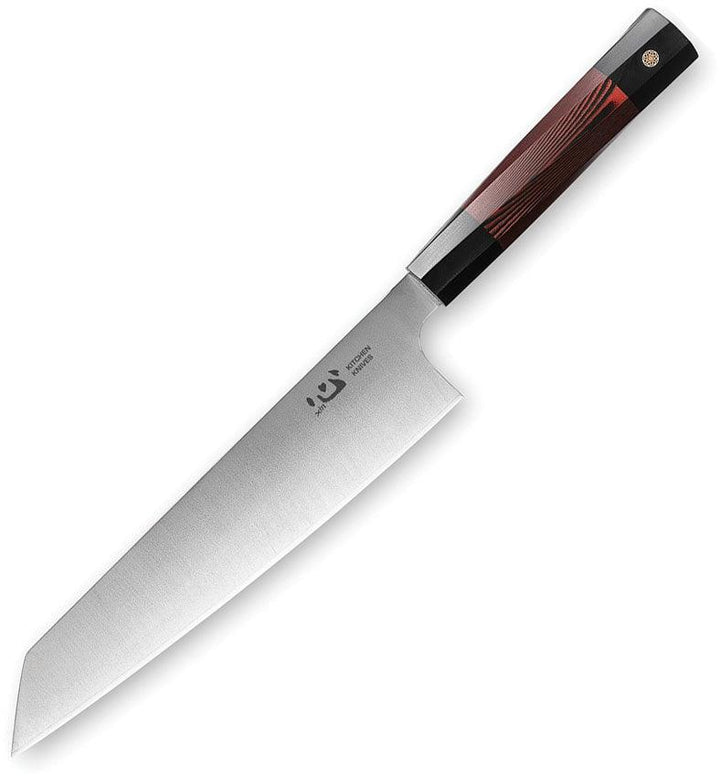 Xin Cutlery Japanese Style Chef's Knife Black and Red G10 Satin Finish Blade - Knives.mx