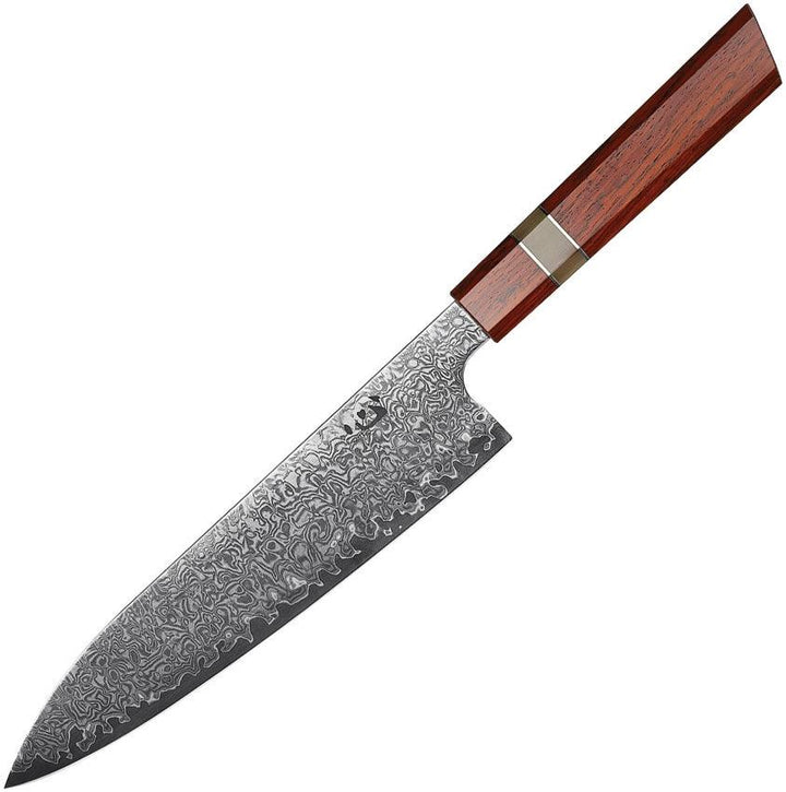 Xin Cutlery Japanese Style Chef's Knife Mirror polished VG-10 Damascus - Knives.mx