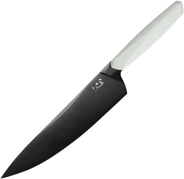 Xin Cutlery XinCore Chef's Knife White G10 Black TiNi Coated 14C28N Sandvik - Knives.mx