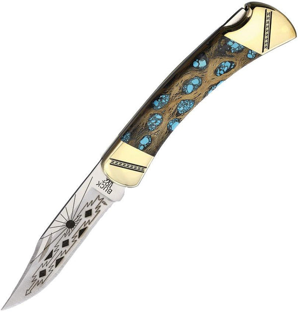 Yellowhorse Custom Buck 110 Cholla Cactus Lacy 420HC - Knives.mx