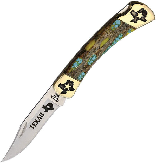 Yellowhorse Custom Buck 110 Cholla Cactus Texas 420HC - Knives.mx