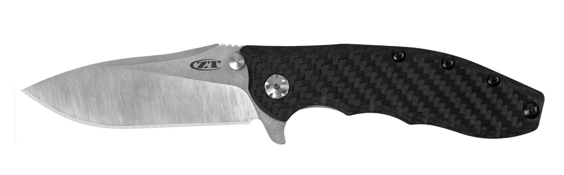 Zero Tolerance Hinderer Slicer Carbon Fiber Titanium Back SW S35VN - Knives.mx