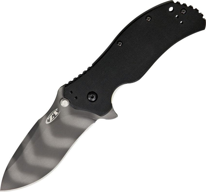 Zero Tolerance Linerlock A/O Black G10 Tiger Stripe Coated CPM S30V - Knives.mx