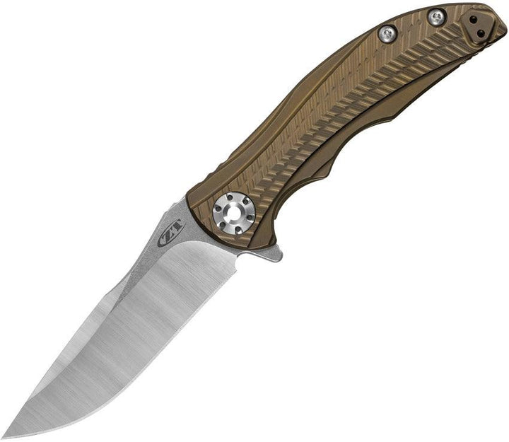 Zero Tolerance RJ Martin KVT Framelock Titanium anodized Bronze CPM-20CV - Knives.mx