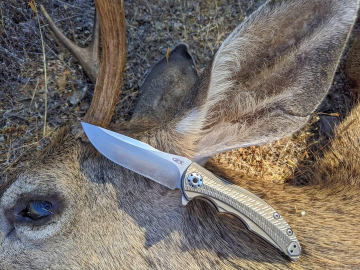 Zero Tolerance RJ Martin KVT Framelock Titanium anodized Bronze CPM-20CV - Knives.mx