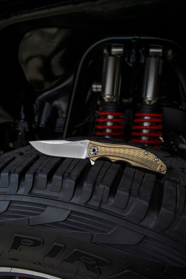 Zero Tolerance RJ Martin KVT Framelock Titanium anodized Bronze CPM-20CV - Knives.mx