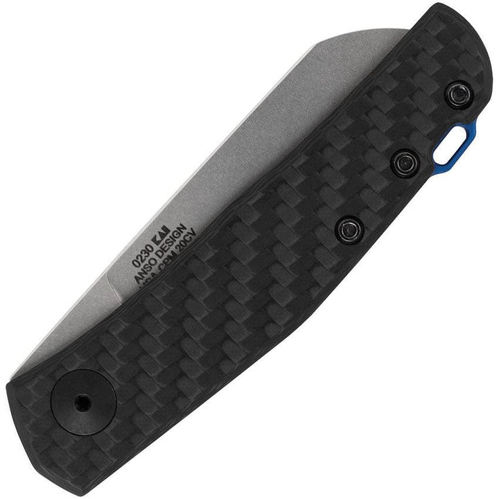 Zero Tolerance Slip Joint Carbon Fiber Sheepsfoot SW CPM-20CV - Knives.mx